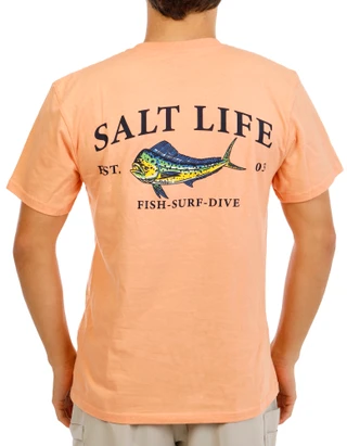Thumbnail 1: Salt Life Men's Short Sleeve Mahi Graphic Tee 