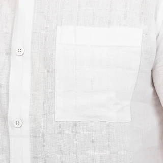 Thumbnail 2: Weatherproof Vintage Men's Short Sleeve Solid Windowpane Button Down Shirt 