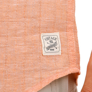 Thumbnail 3: Weatherproof Vintage Men's Short Sleeve Solid Windowpane Button Down Shirt 