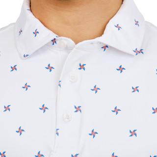 Thumbnail 2: Kenneth Cole Men's Short Sleeve Printed Golf Polo 