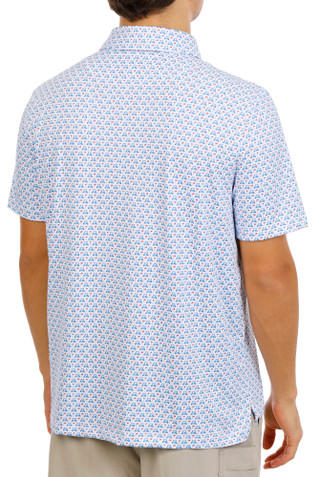 Thumbnail 2: Kenneth Cole Men's Short Sleeve Printed Golf Polo 