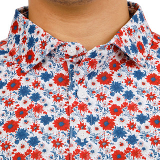 Thumbnail 2: Kenneth Cole Men's Short Sleeve Printed Golf Polo 