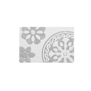 Thumbnail 3: Madison Park Casablanca Medallion Cotton Tufted Bath Rug 