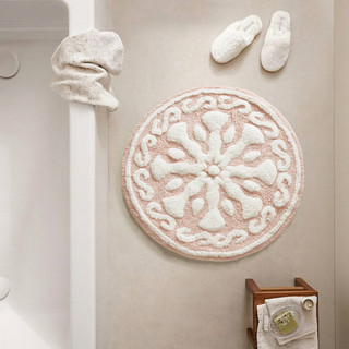 Thumbnail 5: Madison Park Casablanca Medallion Cotton Tufted Bath Rug 