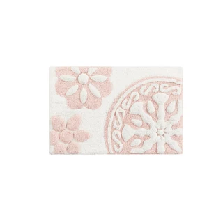 Thumbnail 6: Madison Park Casablanca Medallion Cotton Tufted Bath Rug 