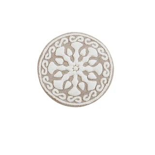 Thumbnail 4: Madison Park Casablanca Medallion Cotton Tufted Bath Rug 