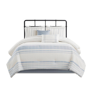 Thumbnail 6: Harbor House Morgan 6 Pc. Cotton Jacquard Comforter Set  