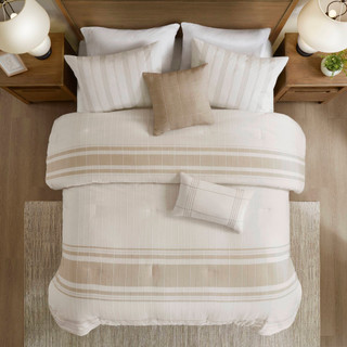Thumbnail 5: Harbor House Morgan 6 Pc. Cotton Jacquard Comforter Set  
