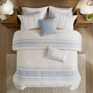 Thumbnail 16: Harbor House Morgan 6 Pc. Cotton Jacquard Comforter Set  