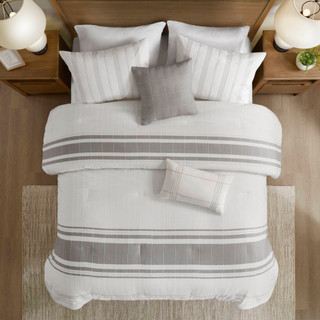 Thumbnail 14: Harbor House Morgan 6 Pc. Cotton Jacquard Comforter Set  