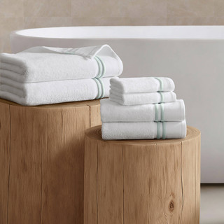 Thumbnail 1: Madison Park Roan Border 6 Pc. Towel Set 