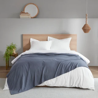 Thumbnail 2: Madison Park Madison Park Gauze Lightweight Blanket 