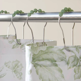 Thumbnail 10: MADISON PARK ESSENTIALS Madison Park Essentials Adele Floral Shower Curtain Set 