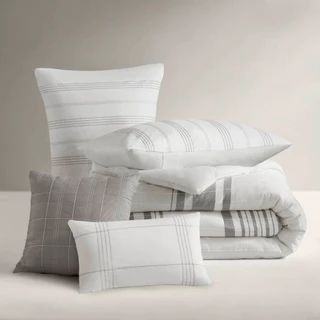 Thumbnail 5: Harbor House Morgan 5 Pc.  Cotton Jacquard Duvet Set  