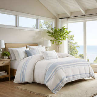 Thumbnail 1: Harbor House Morgan 5 Pc.  Cotton Jacquard Duvet Set  