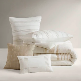 Thumbnail 5: Harbor House Morgan 5 Pc.  Cotton Jacquard Duvet Set  