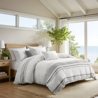 Thumbnail 1: Harbor House Morgan 5 Pc.  Cotton Jacquard Duvet Set  