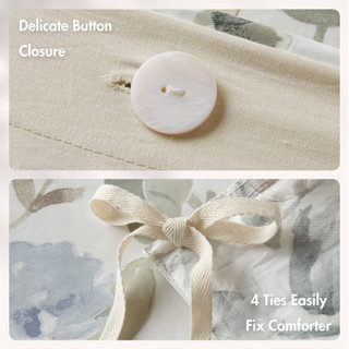 Thumbnail 4: Harbor House Herbal 5 Pc. Cotton Sateen Duvet Set 