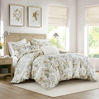Thumbnail 2: Harbor House Herbal 5 Pc. Cotton Sateen Duvet Set 