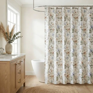 Thumbnail 1: Harbor House Harbor House Herbal Shower Curtain 