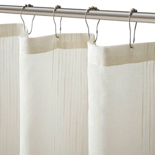 Thumbnail 4: Madison Park Madison Park Anna Sheer Shower Curtain 