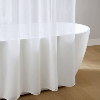 Thumbnail 8: Madison Park Madison Park Anna Sheer Shower Curtain 