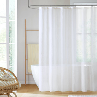 Thumbnail 1: Madison Park Madison Park Anna Sheer Shower Curtain 