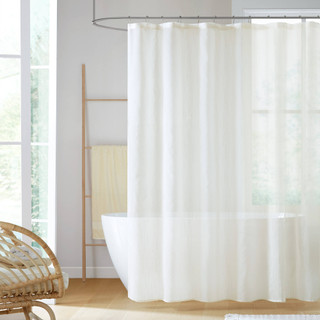 Thumbnail 2: Madison Park Madison Park Anna Sheer Shower Curtain 