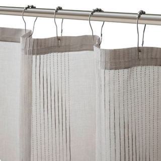Thumbnail 4: Madison Park Madison Park Anna Sheer Shower Curtain 