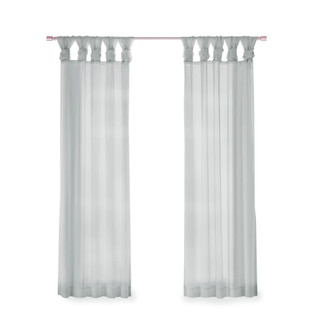 Thumbnail 13: Madison Park Ceres  2 Pc. Twisted Tab Voile Sheer Window Set 
