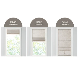 Thumbnail 25: Madison Park Kyler Light Filtering Cordless Roman Shade 