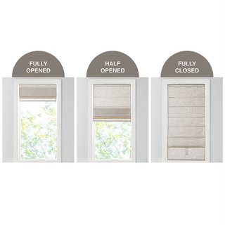 Thumbnail 18: Madison Park Kyler Light Filtering Cordless Roman Shade 