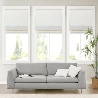 Thumbnail 50: Madison Park Kyler Light Filtering Cordless Roman Shade 