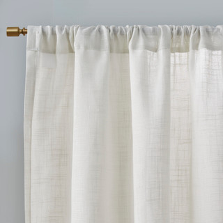 Thumbnail 5: Madison Park Kyler Light Filtering Curtain Panel Pair  