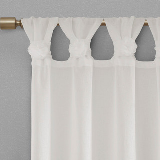 Thumbnail 9: Madison Park Rosette Floral Cuff Tab Top Curtain Panel 