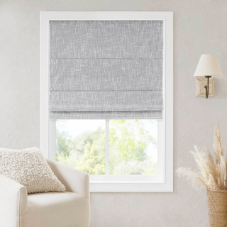 Thumbnail 2: Madison Park Quincy Blackout Cordless Roman Shade  