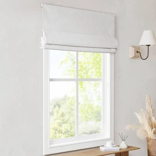 Thumbnail 1: Madison Park Quincy Blackout Cordless Roman Shade  