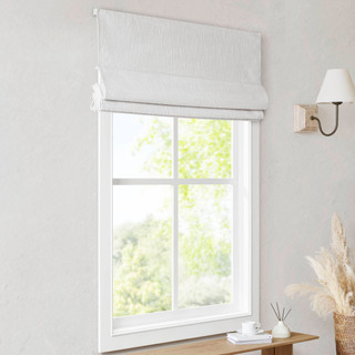 Thumbnail 2: Madison Park Quincy Blackout Cordless Roman Shade  