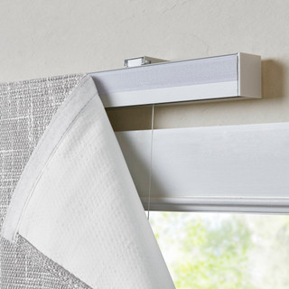 Thumbnail 3: Madison Park Quincy Blackout Cordless Roman Shade  