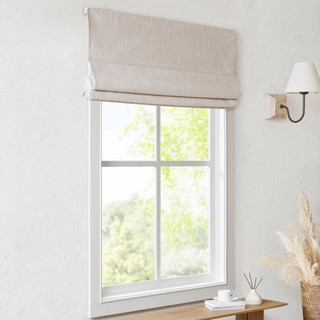 Thumbnail 2: Madison Park Quincy Blackout Cordless Roman Shade  