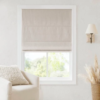 Thumbnail 16: Madison Park Quincy Blackout Cordless Roman Shade  