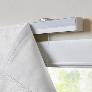 Thumbnail 21: Madison Park Quincy Blackout Cordless Roman Shade  