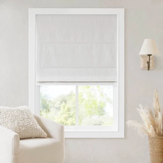 Thumbnail 24: Madison Park Quincy Blackout Cordless Roman Shade  