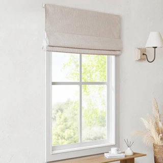 Thumbnail 4: Madison Park Quincy Blackout Cordless Roman Shade  
