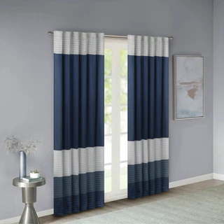Thumbnail 1: Madison Park Madison Park Amherst Polyoni Pintuck Curtain Panel  