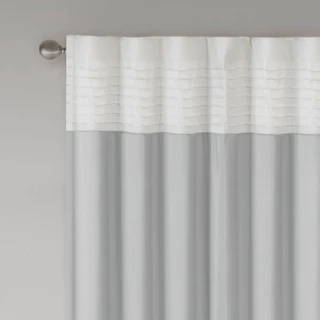 Thumbnail 3: Madison Park Madison Park Amherst Polyoni Pintuck Curtain Panel  