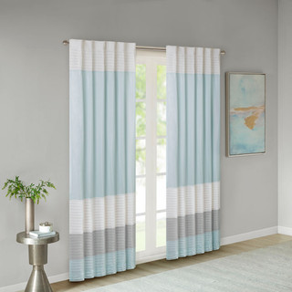 Thumbnail 1: Madison Park Madison Park Amherst Polyoni Pintuck Curtain Panel  