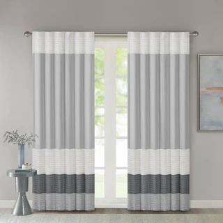Thumbnail 4: Madison Park Madison Park Amherst Polyoni Pintuck Curtain Panel  