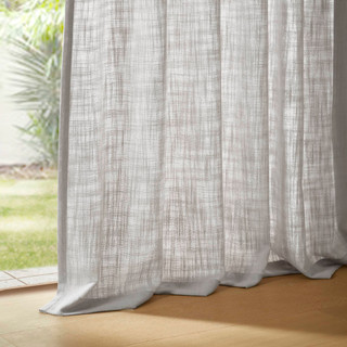 Thumbnail 7: Madison Park Emery  2 Pc. 300gsm Poly Linen Window Panel Set 