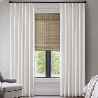 Thumbnail 11: Madison Park Emery  2 Pc. 300gsm Poly Linen Window Panel Set 